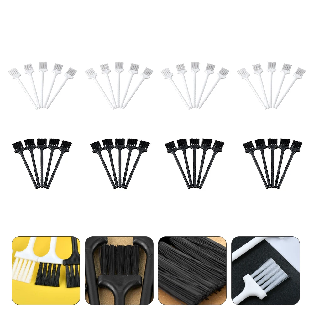

40pcs Cleaning Brush for Crevice Household Coffee Machine Hearing Aid Razor Garlic Masher Scrub Brushes Premium Material Long