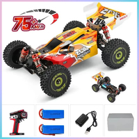 WLtoys 144010 144001 75KM/H 2.4G RC Car Brushless 4WD Electric High Speed Off-Road Remote Control Drift Toys for Children Racing