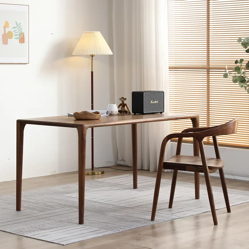 North American black walnut, practical dining chair, new Chinese tea chair, simple solid wood back chair, Shumet chair