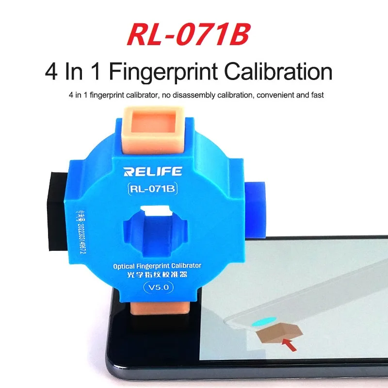 

Relife RL-071B Портативный калибратор отпечатков пальцев, высокая скорость успеха для восстановления и ремонта отпечатков пальцев на экране мобильного телефона