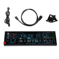 Nueva pantalla LCD de tira larga de 8,8 pulgadas, placa controladora de HD-MI de 1920x480, Monitor secundario AIDA64, subpantalla, CPU, GPU, información SSD