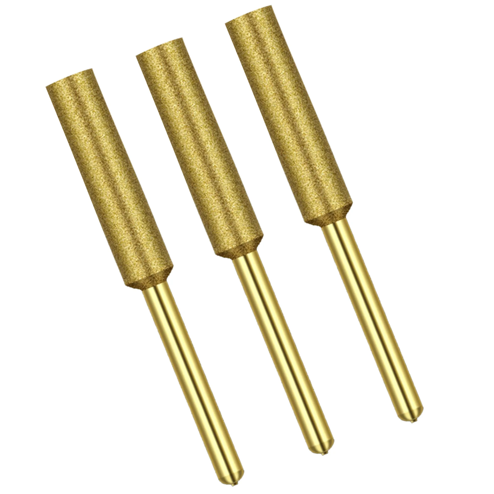

Chainsaw Bits Titanium Plated Diamond Sharpener High Hardness Electric Chainsaw File 4/4.8/5.5mm Chainsaw Sharpener Stone