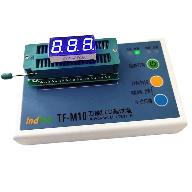 7 seg tube testerlcd backlight display tool TF-M10 Led light testing equipment tester Electrical instrument