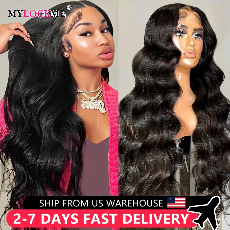 Body Wave Lace Front Wig Human Hair 13x4 Transparent Lace Frontal Wig Indian Wave Hair Lace Closure Wigs For Women Pre Plucked