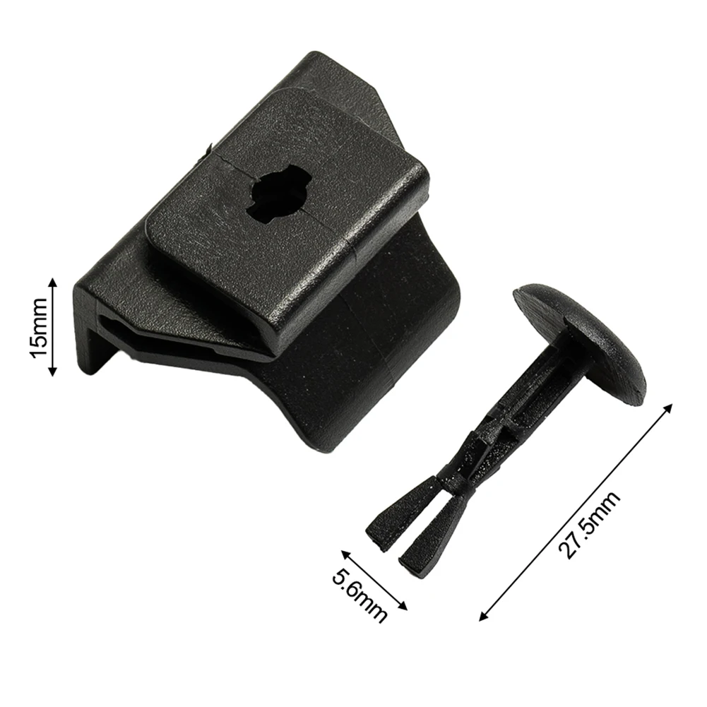 Brand New Firmware Folder Clips 47749-58010 53879-58010 Anti-corrosion Anti-wear Black Bumper Cover For Toyota