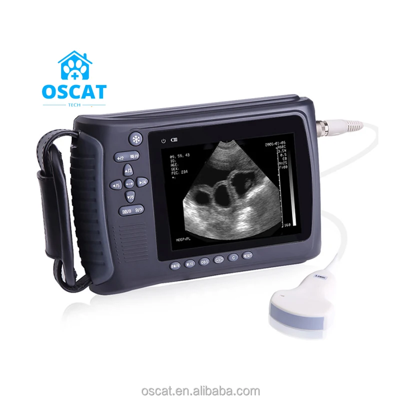 

OSCAT EURPET Factory Price Medical Portable Full Digital Black and White Ultrasound Machine Veterinary Equipment for Clinic