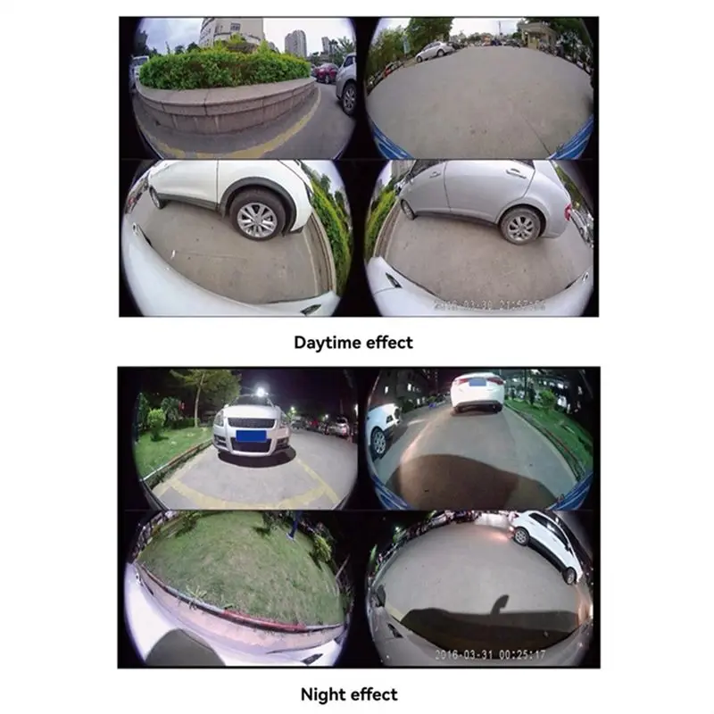 Advanced All-Angle Car Camera System With 360 Degree HD Surveillance, Utilizing Master Chips 8536+2053+1005-M54K