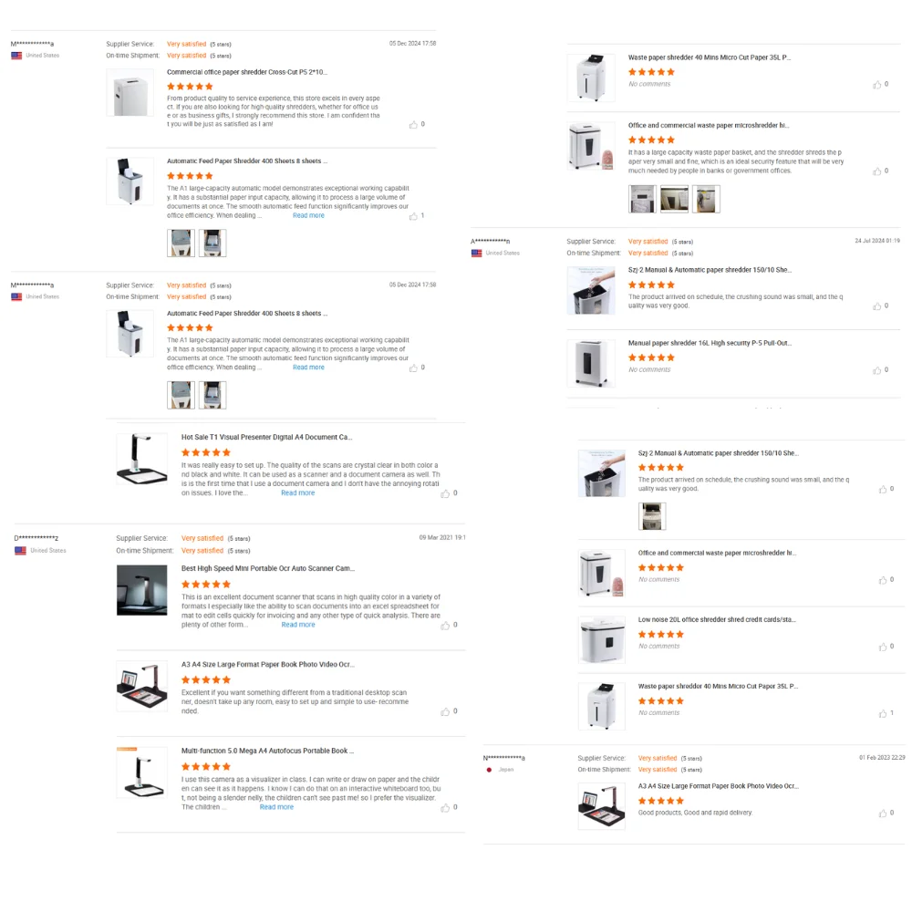 Document Camera Scanner 13-Megapixel A3 A4 High Speed 180 Languages Photo Book Portable USB LED Light Source For Office School