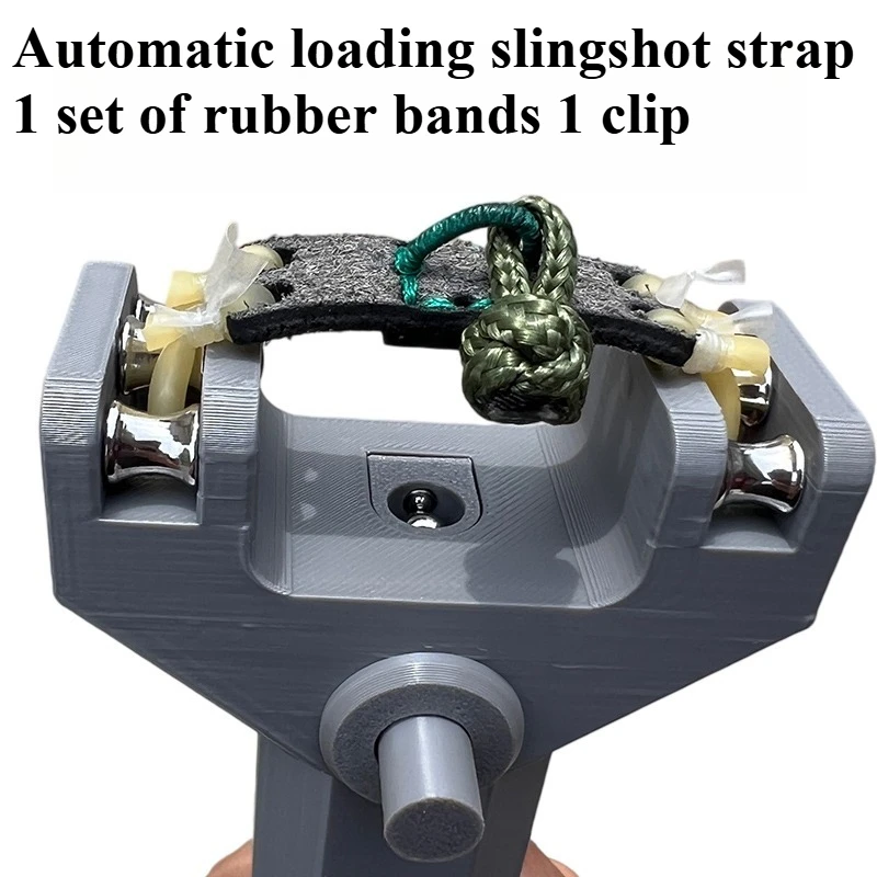 

2026 Automatic Loading Slingshot Magnetic Suction Bellyband with Clip Rapid Fire EDC Slingshot
