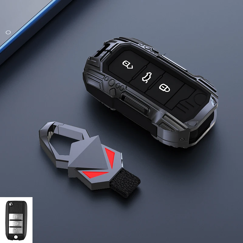 Zinc Alloy Car Key Cover Case Shell Holder for Roewe RX5 MG3 MG5 MG6 MG7 MG ZS GT GS 350 360 750 W5 Accessories