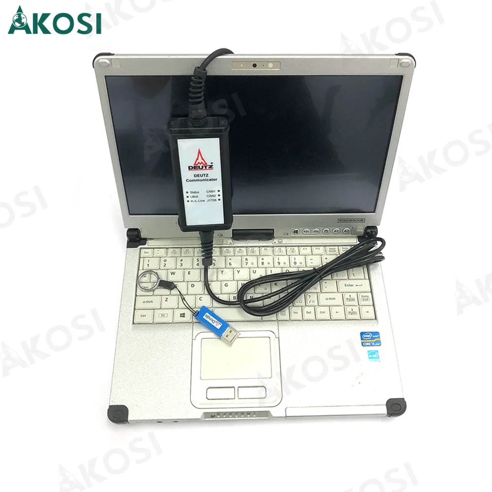 CFC2 laptop with 2024 Deutz Decom Deutz Serdia Diagnostic Kit SerDia 4.0 EMR 2/3/4 Diagnostic Scanner Programming Tool