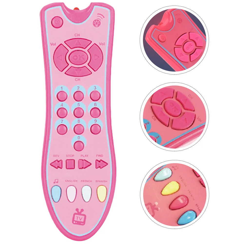 

Baby Remote Controls Simulation Learning Cognitive Interactive Game Early Educational Remote-Control Plaything for Toddlers 1-3