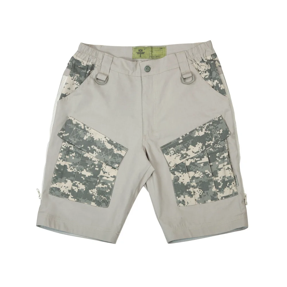 Fan Breathable Color Matching Shorts Camouflage Work Shorts  Relaxed and Loose Fitting  Sports PANTS