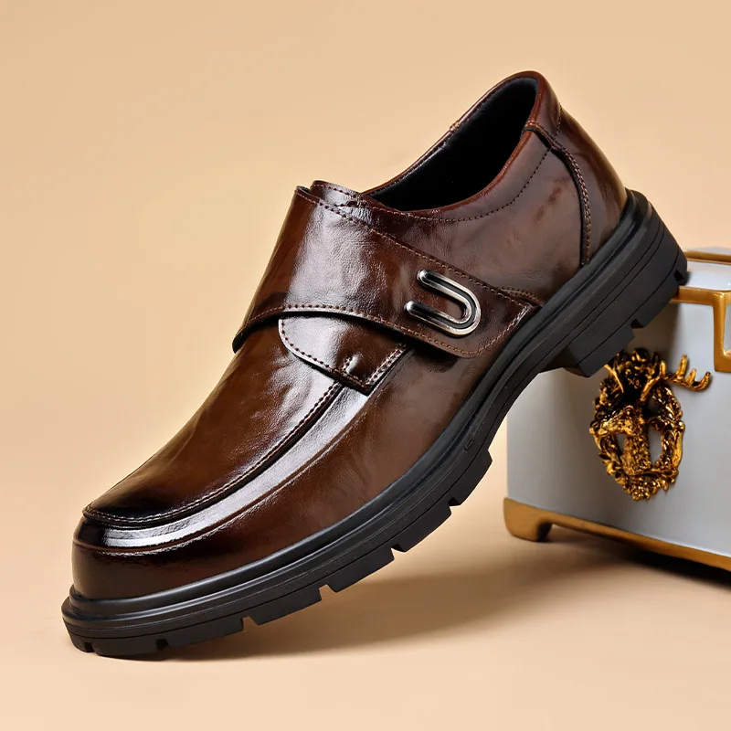 

High Quality Men's Dress Shoes British High-end Men's Business Leather Shoes Designer Mens Groom Wedding Shoes Zapatillas Hombre