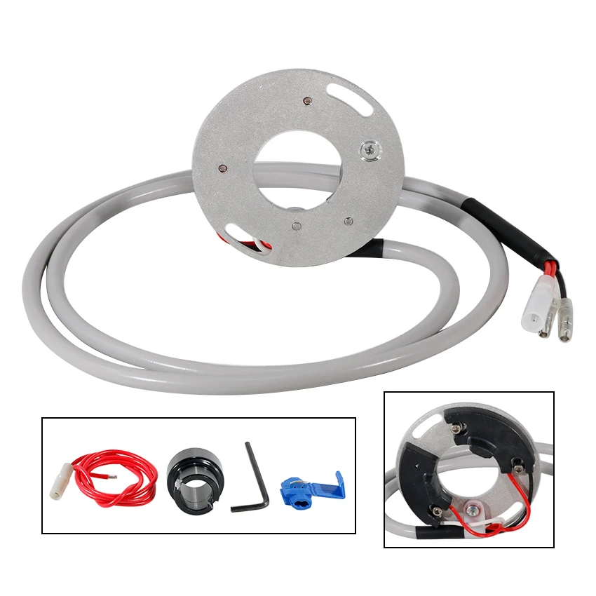 Motorrad-Stator-Pickup-Pulser-Spule für Moto Guzzi V35 1977-1987, V50 1977-1990, V65 1982-1992, OEM: 19708520 27708520 – Detail 4