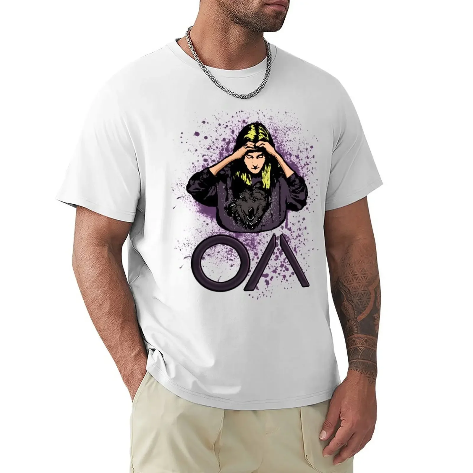 The OA Splatter T-shirt quick drying kawaii clothes tshirts for men