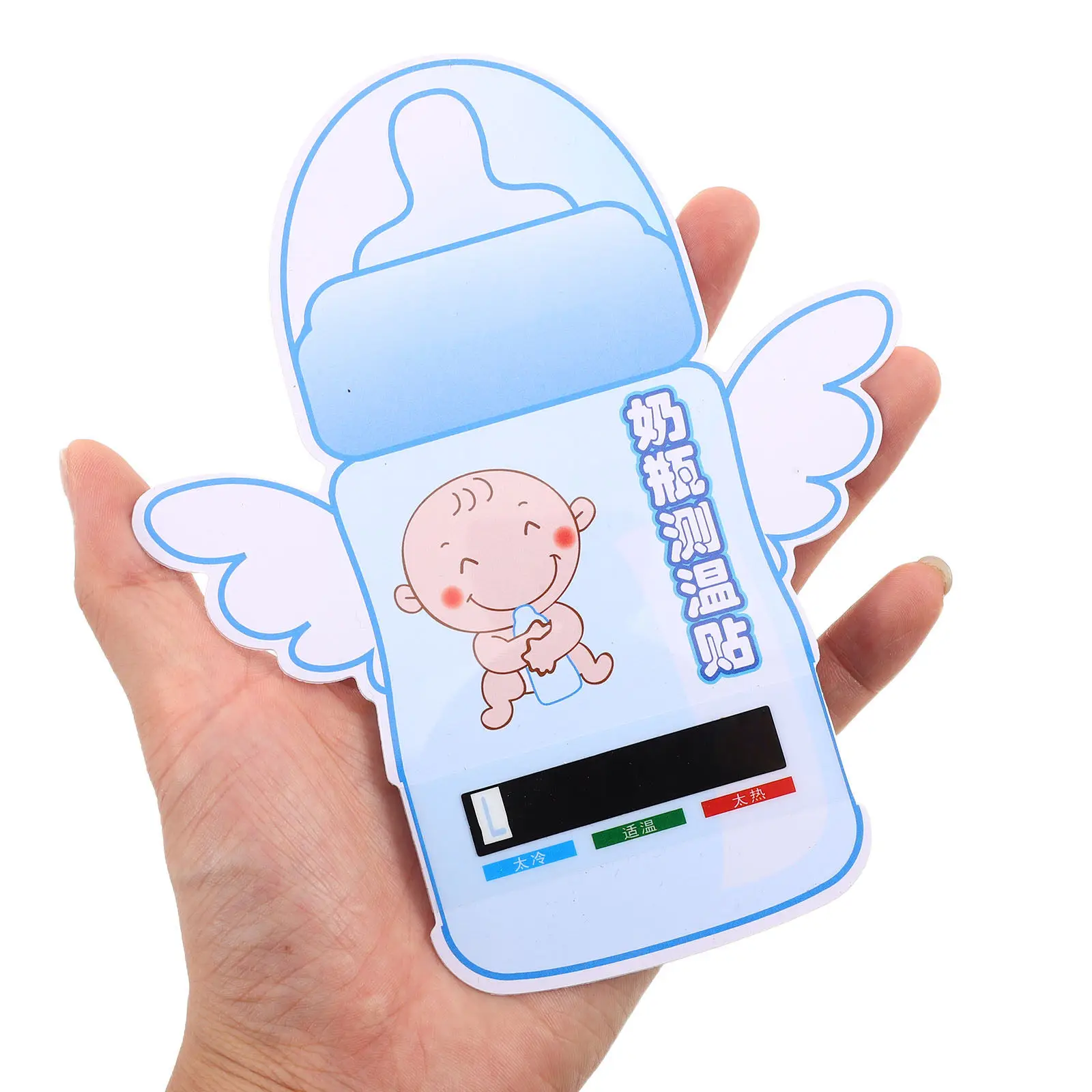 6Pcs Infant Bath Temperature Thermometer Sticker Baby Newborn Bathtub Water Temp Monitor Strip Safe Use Bath Temperature Sticker