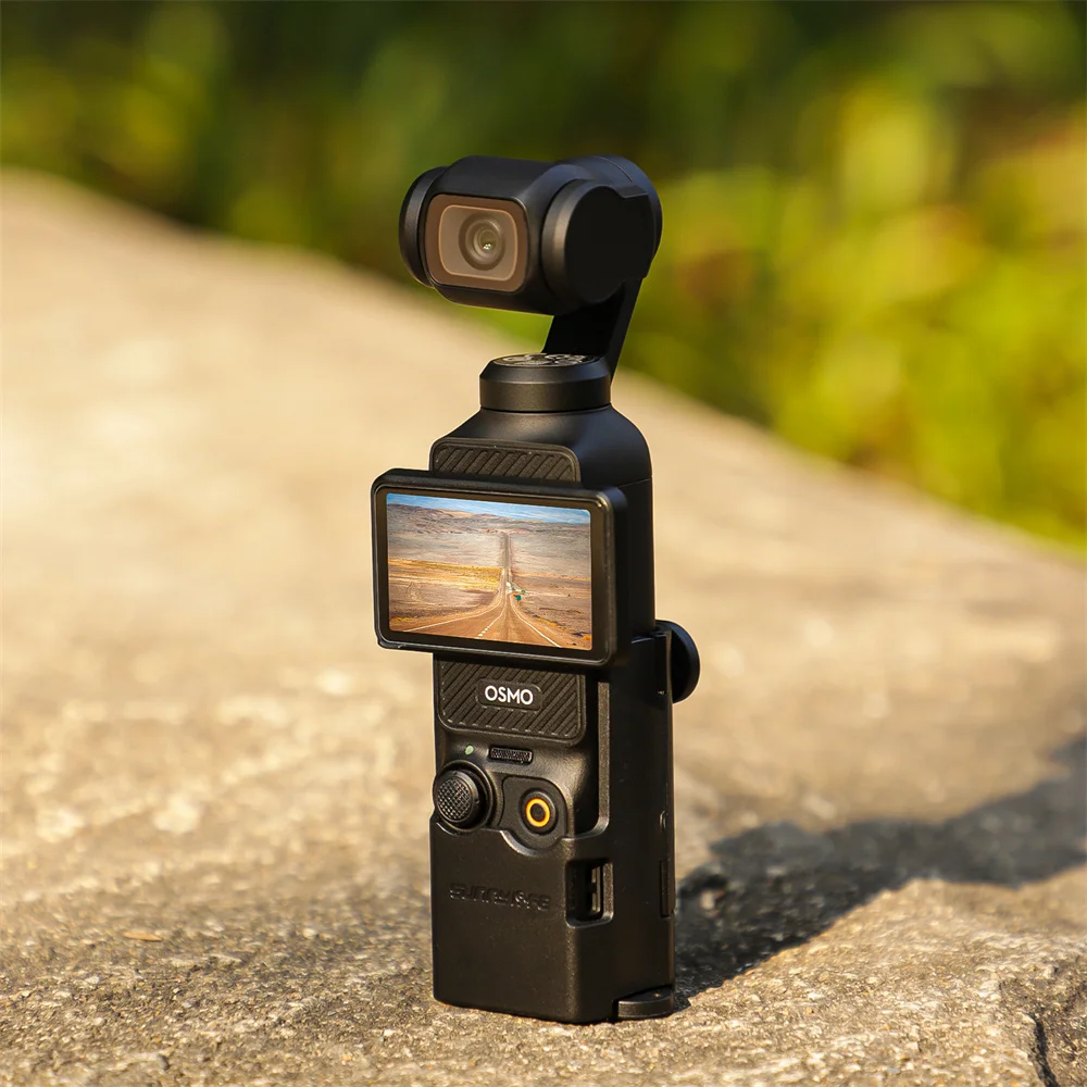 Adaptador de expansão de bolso 3, dobrável, ganchos duplos, capa protetora, suporte para dji osmo pocket 3