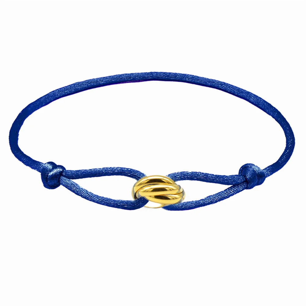 Luxuriöses Unisex-Armband, 3, Metallschnalle, Handkette, verstellbares Herren-Seil-Armband für Damen, Schmuck, Geschenke