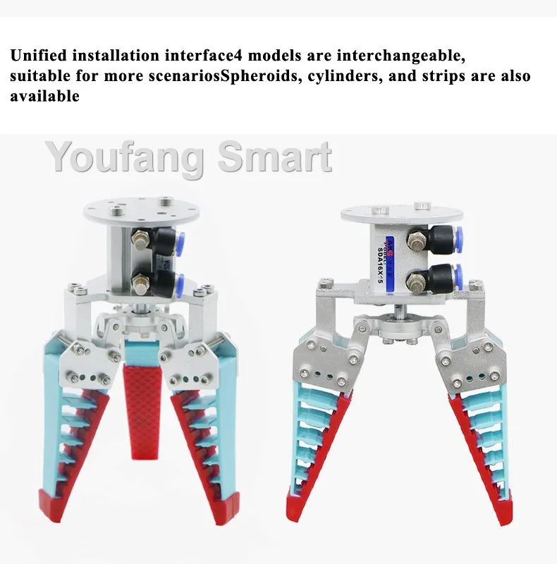 Neueste flexible roboter klaue bionic mechanischer arm finger mit silikon rutsch festem greifer pwn control servo programmier roboter kit – Detail 11