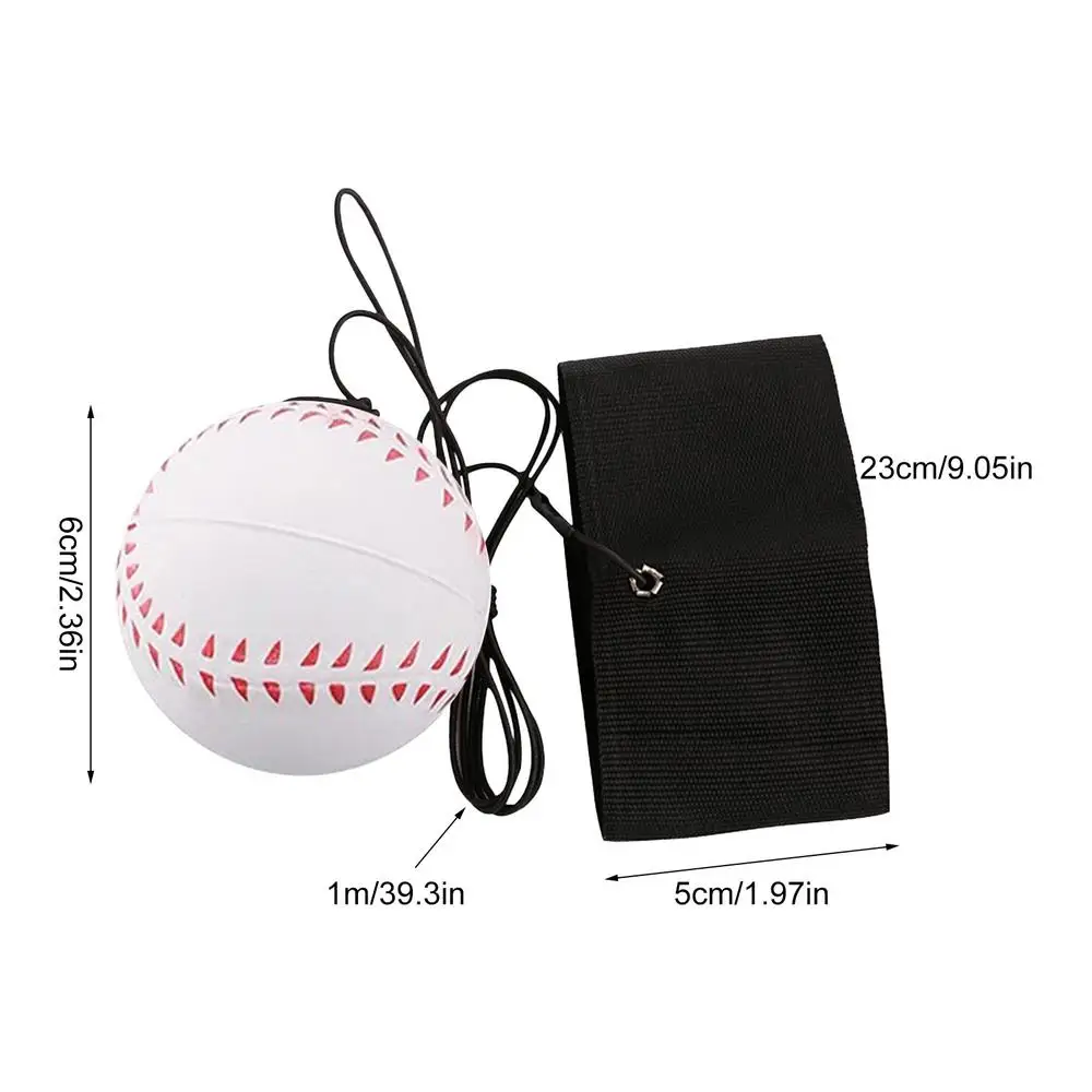 1pc Returned Balls Wrist Elastic Ball Wrist Return Ball Hand Throw Back Ball Exercise Coordination Gift Diameter 6cm