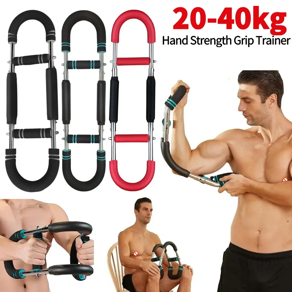 Forearm Strength Exerciser 3 Adjustable Level Wrist Strength Trainer Multi-Function Twister Arm Exerciser Home Fitness Equipment
