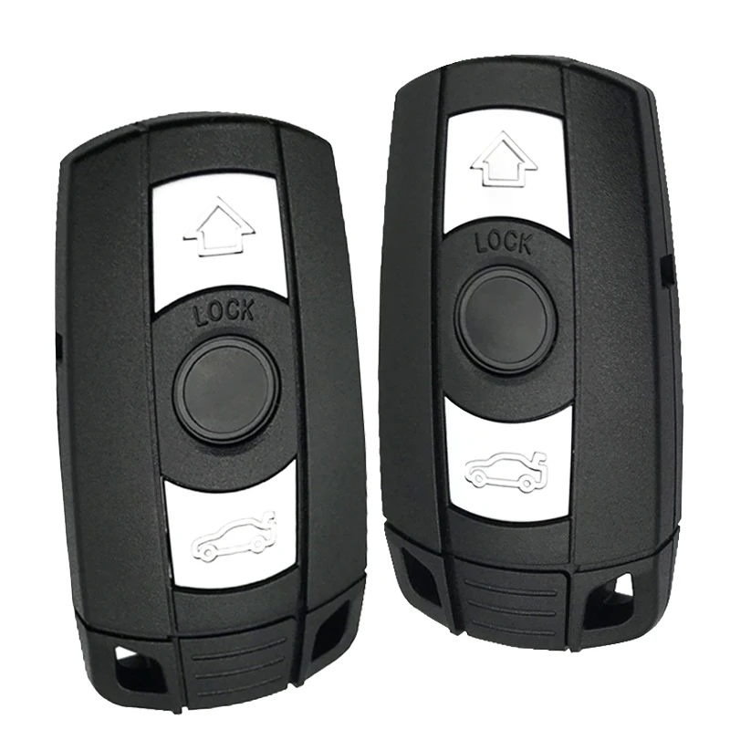 Étui de clé de voiture pour BMW, E90, E87, E70, E61, E60, X5, X6, E88, E89, E82, E71, 1, 3, 5, 6 Series, Smart Key Shell, Fob Cover, Remplacement