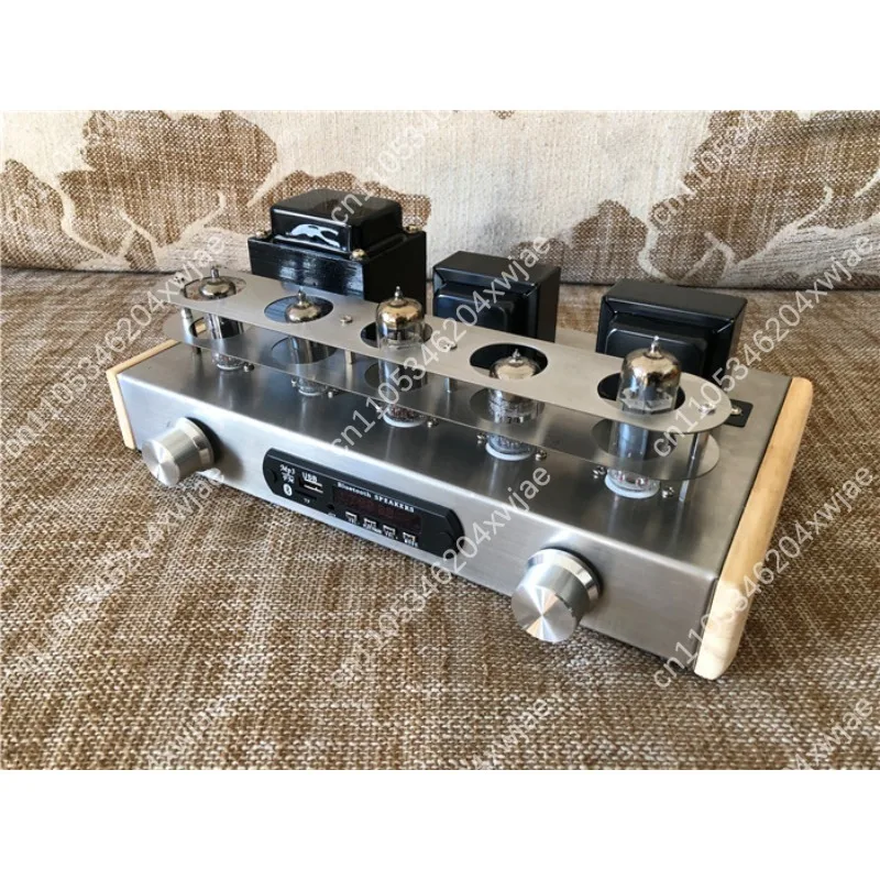 6N2 6P1 HiFi Vacuum Tube Amplifier DIY Kit Single-ended Class A Stereo Amp with Rectifier Tube for Speaker