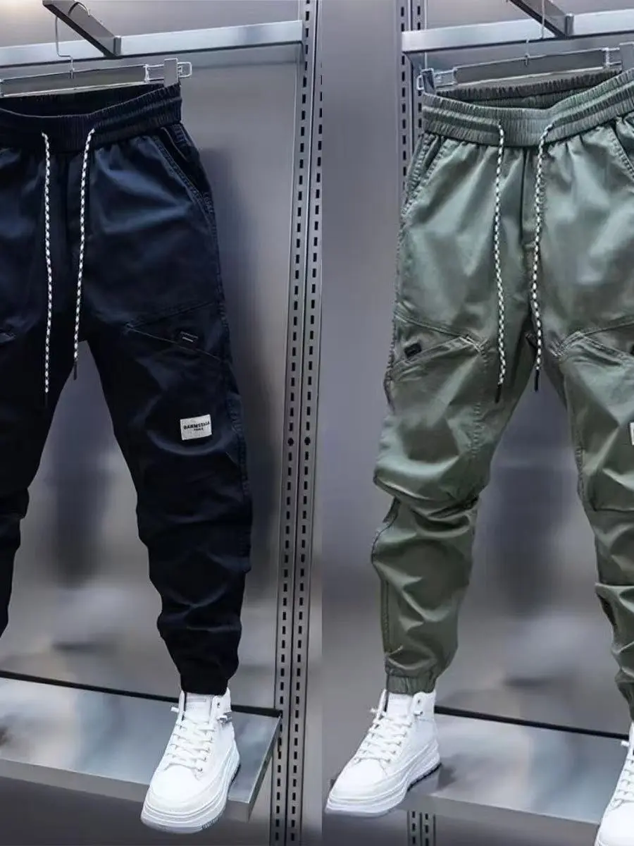 

Американские свободные рабочие брюки с широкими штанинами, мужские повседневные брюки, износостойкие, устойчивые к разрывам, Harlan Sle, из полиэфирного волокна