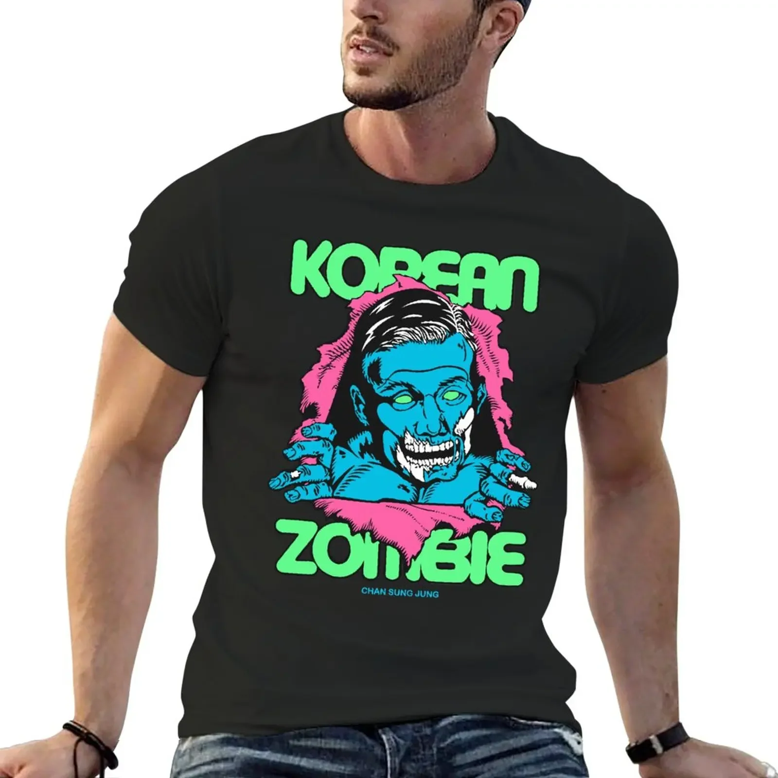 Korean Zombie Chan Sung Jung A6OVE T-Shirt sublime sweat t shirts for men pack