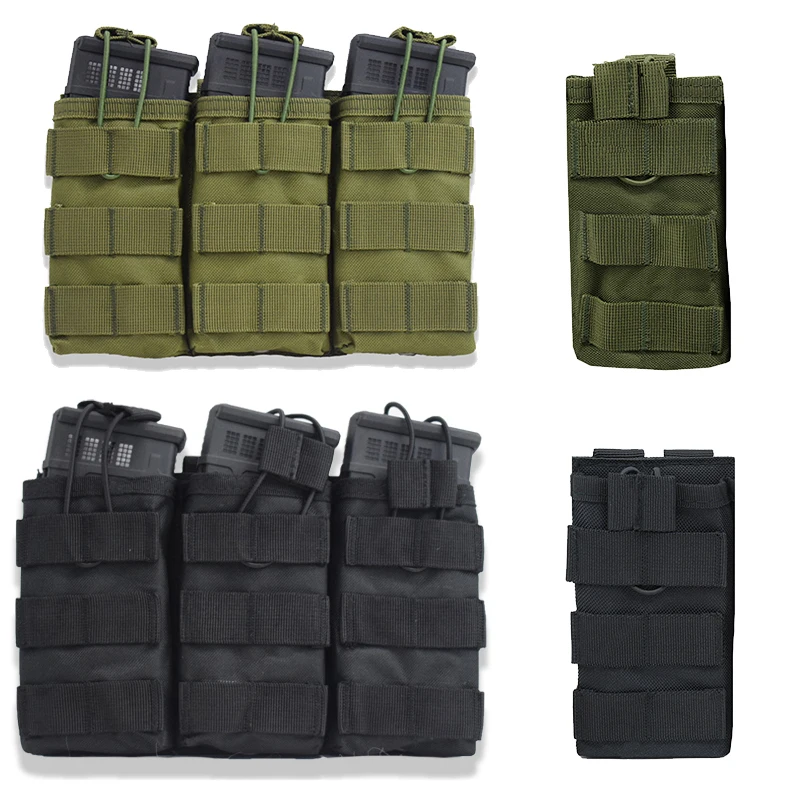 

Outdoor Tactical Magazine Molle Pouches AK AR Hunting Rifle Pistol Ammo Mag Bag Holster M4 Dual Storage Bag Airsoft Sundry Bag