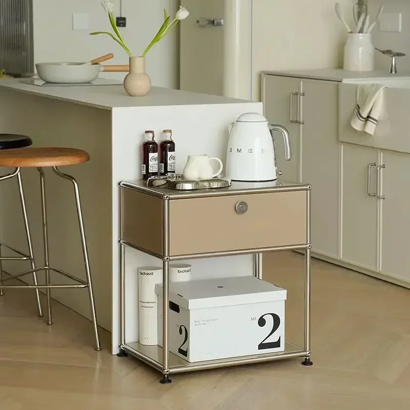 Online celebrity medieval bedside table storage sofa