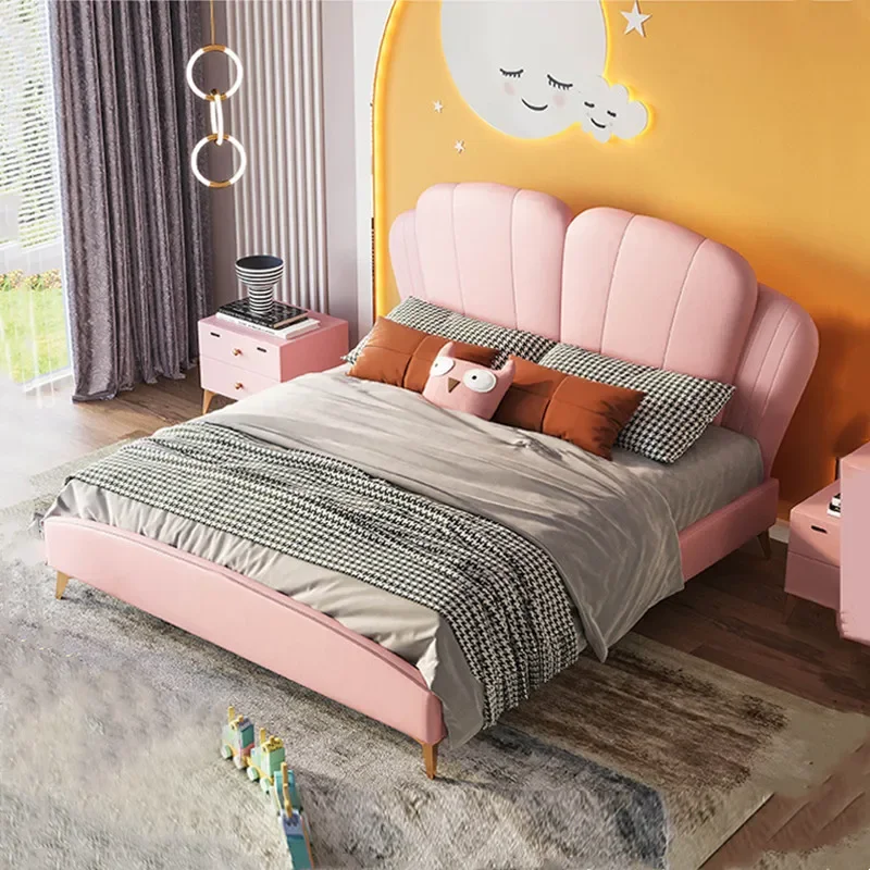 

Pisces Girl Bed Princess Bed Pink 12 Constellation Modern Simple Single Solid Wood Teen Boy Children's Bed