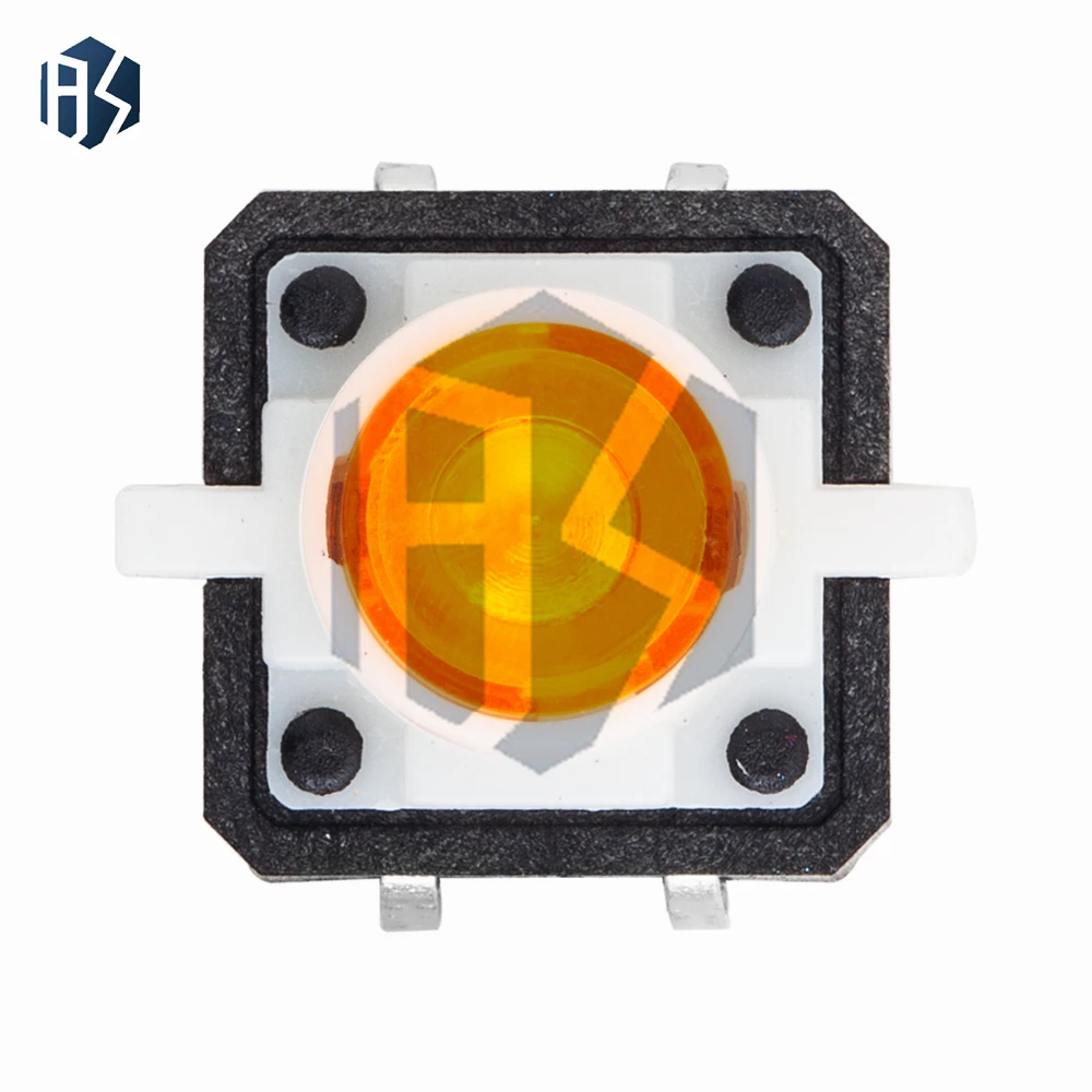 1PCS 12X12 Tactile Push Button Switch Momentary Tact LED Rot Grün Blau Gelb Weiß 12*12*7,3mm
