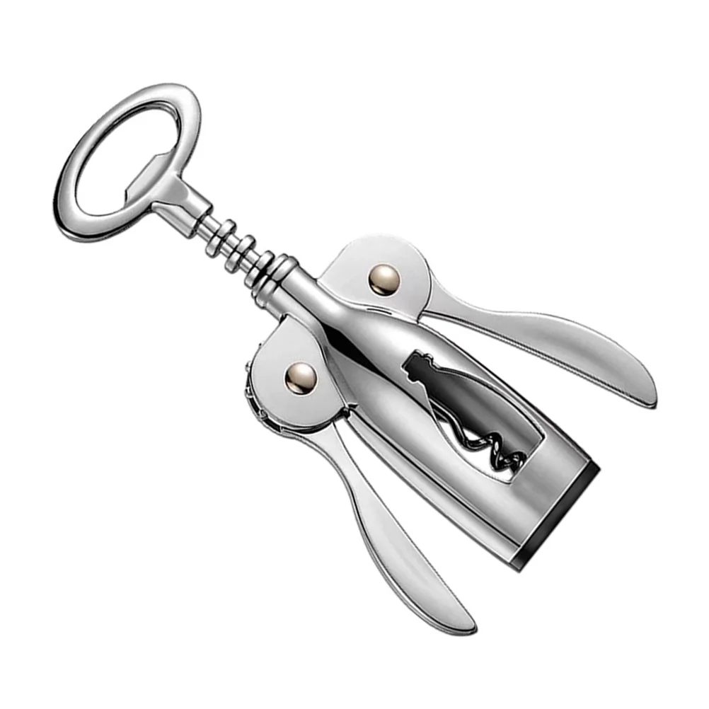 

Zinc Alloy Opener Corkscrew Set Low Profile Design For Home Bar Restaurant Wing Beer Bottle Aerator Caps Remover