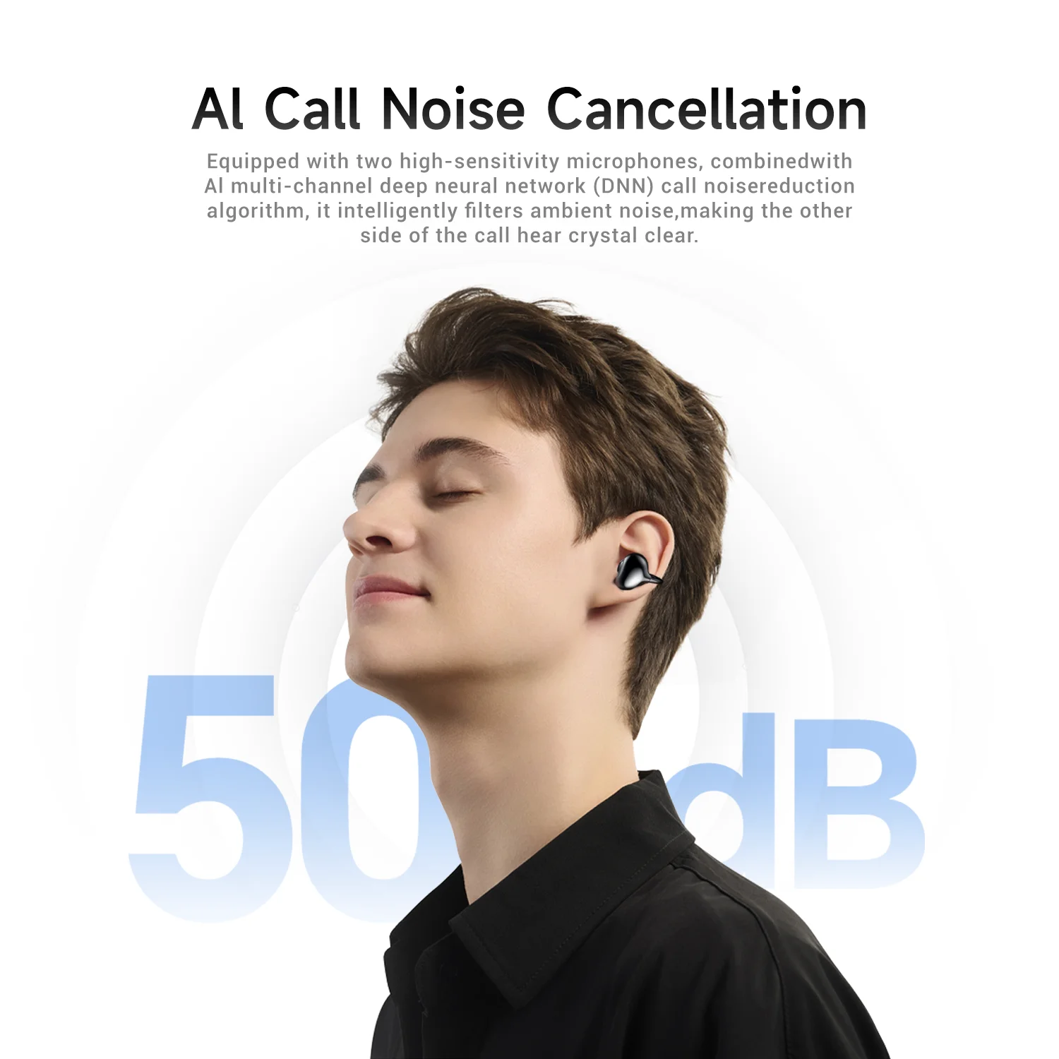 HONOR Earbuds Clip Open-Ear Kopfhörer, 36h Akku, 5.1g, Dual Connect, ENC Anrufe, Spatial Audio, IP54 Spritzwassergeschützt – Detail 6