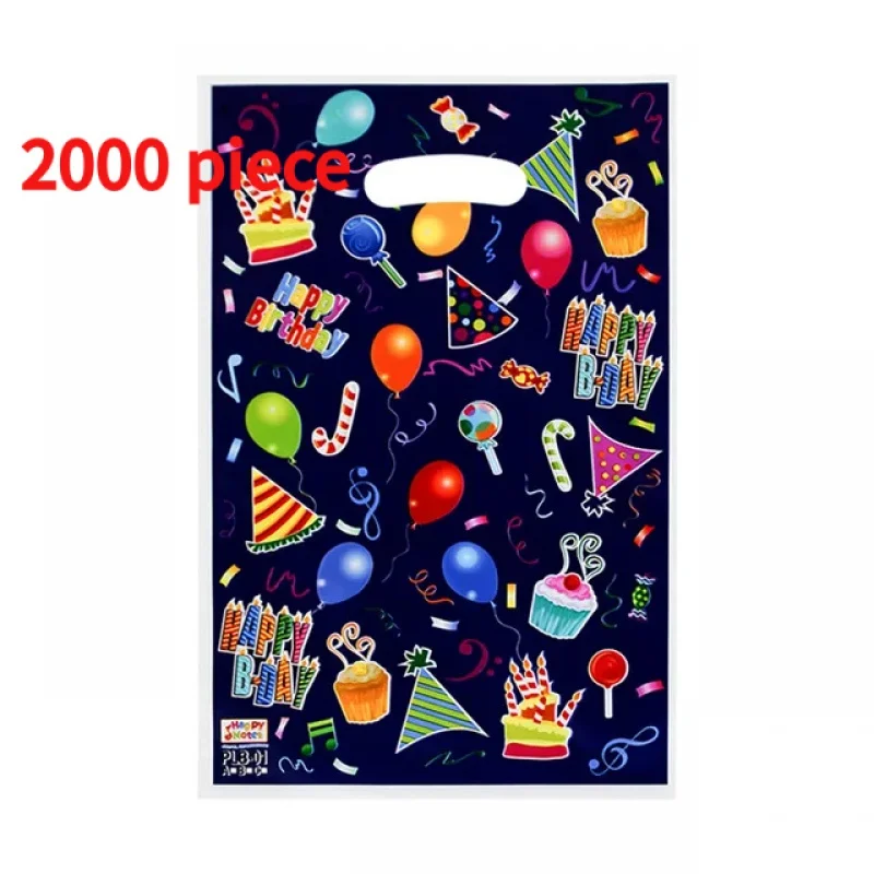 

20 00piece. custom. Custom logo design reusable foldable die cut handle plastic bag shopping /business recycled plastic