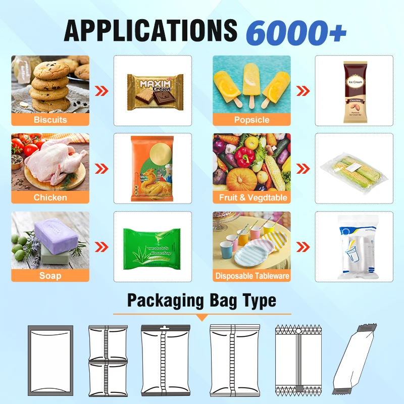 Automatic Horizontal Doypack Bag Filling and Biscuit Slug Pack Premade Ice Cream Popsicle Floor Packing Machine