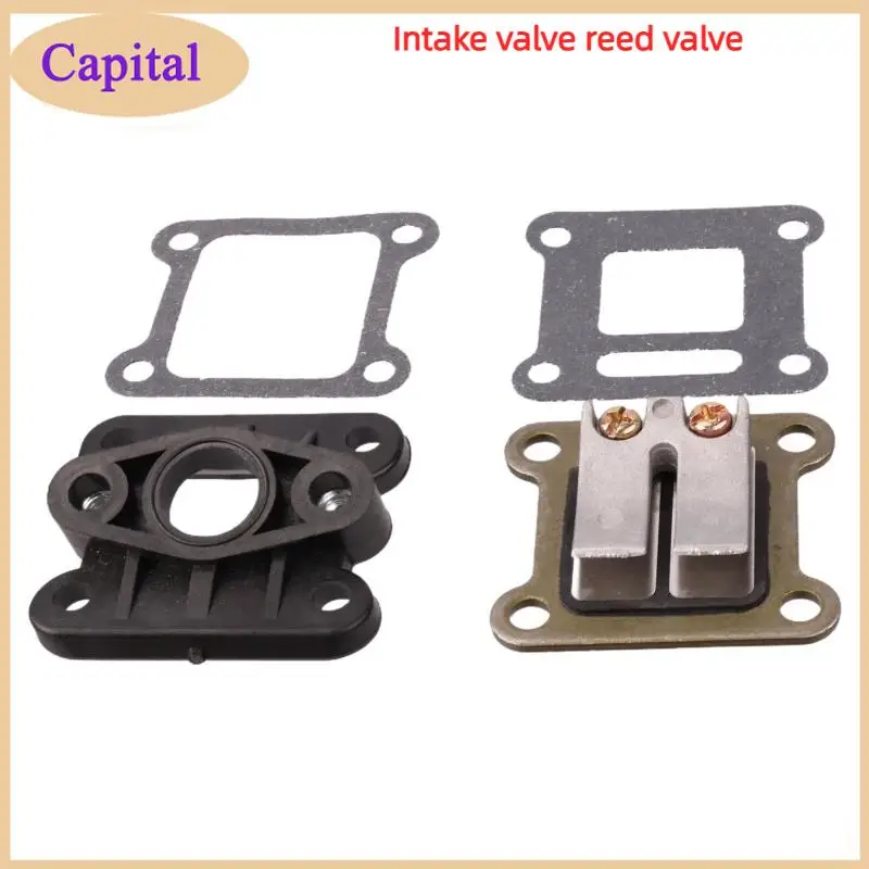 New Durable Reed Valve + Intake Manifold Combo Fit 47cc 49cc Dust Pocket Bike, Mini Motorcycle, ATV 4WD & Kart
