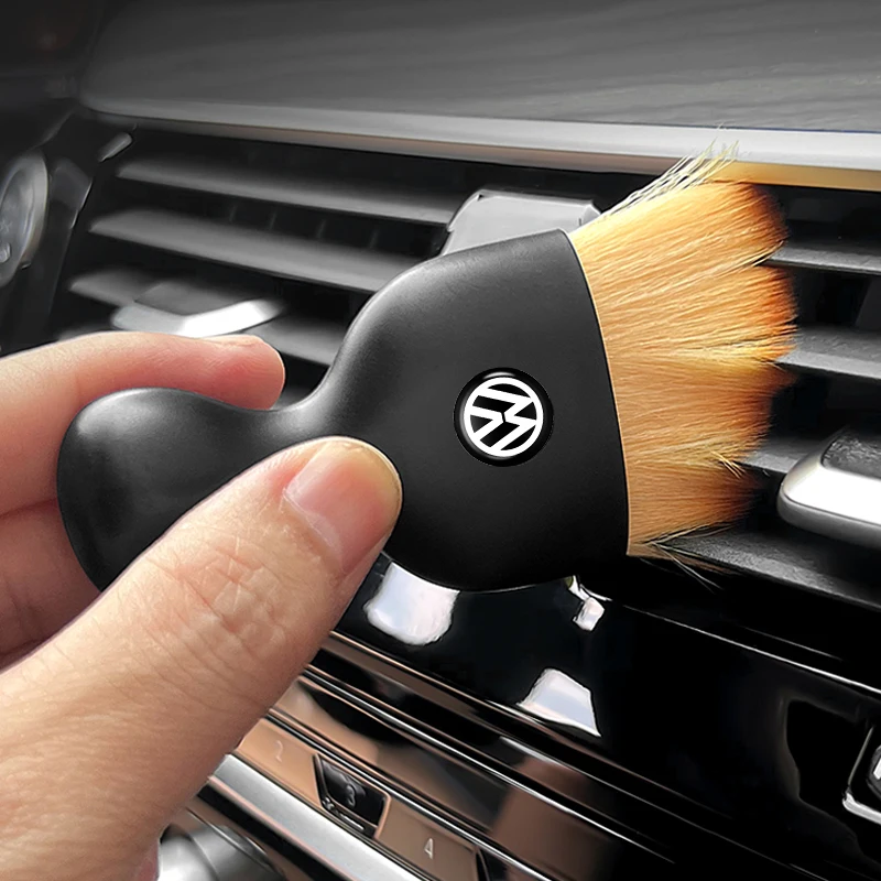 Car Cleaning Tool Soft Brush Dust Remover Interior Accsesories For Volkswagen VW Scirocco Jetta Beetle Golf Passat Polo Tiguan