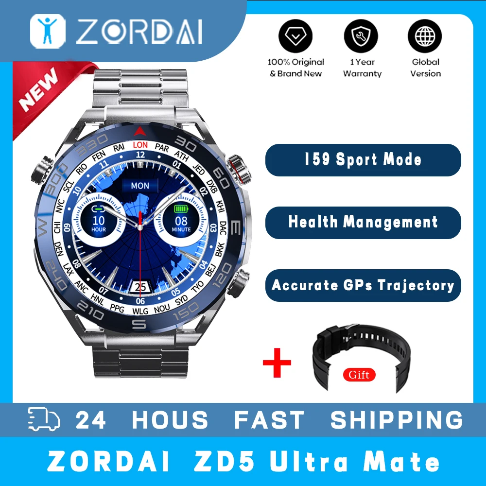 Zordai ZD5 Ultra Mate Smartwatch For Men 1.5