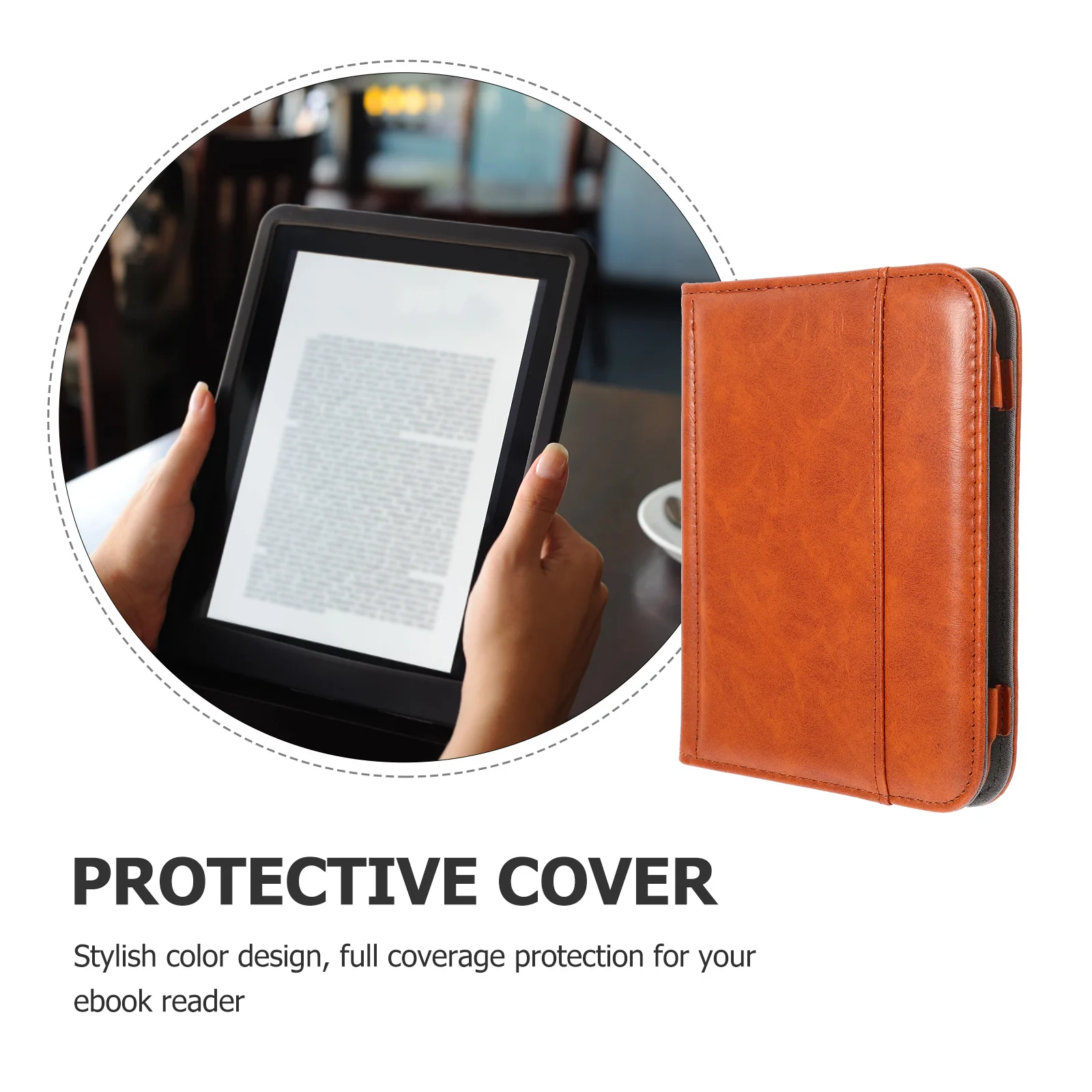 

Ebook Reader Case Protective Cover Durable Sturdy Fine Workmanship Elegant Design Scratch Damage Resistant Ultra-Thin Ebook