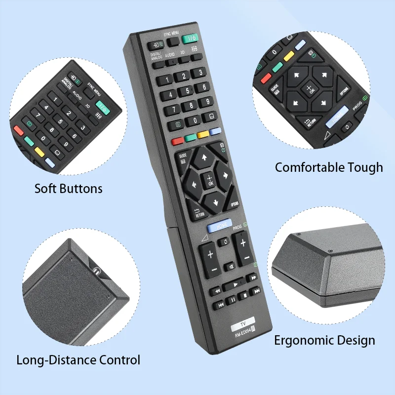 RM-ED054 Remote Control For Sony TV KDL-32R420A KDL-32R421A KDL-32R423A KDL-32R424A KDL-40R470A KDL-40R471A KDL-40R473A