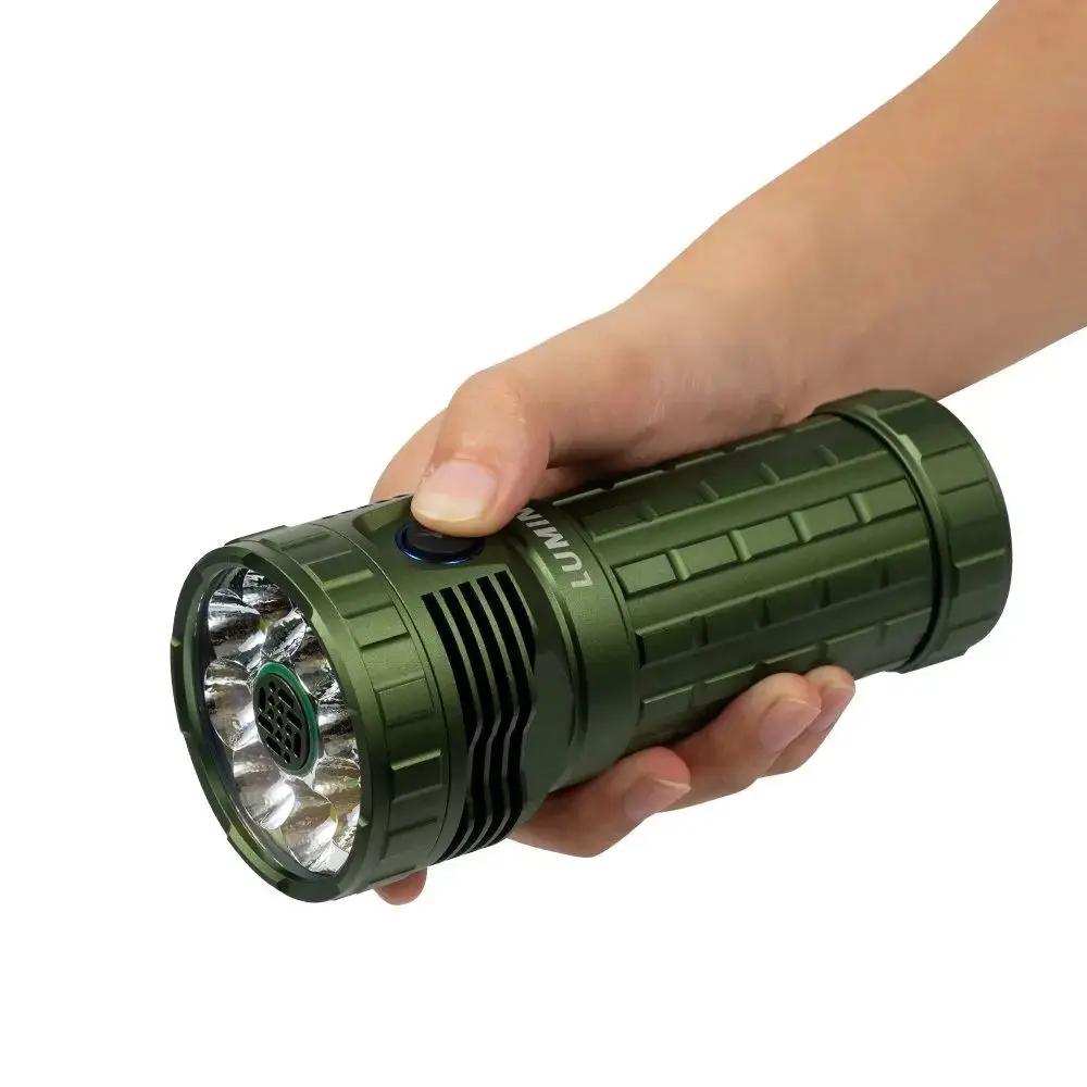 LUMINTOP Mach 4695 234W 8*P50.2 LED Flashlight Fan Cooling 26000LM 520M 32000mAh 46950 Battery USB-C Two-Way Fast Charging Torch