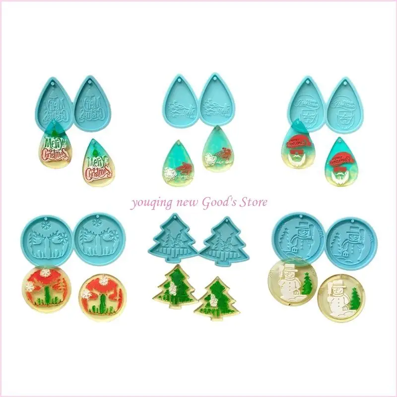 57qa-Рождественская-елка-капля-круглая-форма-для-сережек-подвесная-форма-для-diy-craft-jewelry-tool