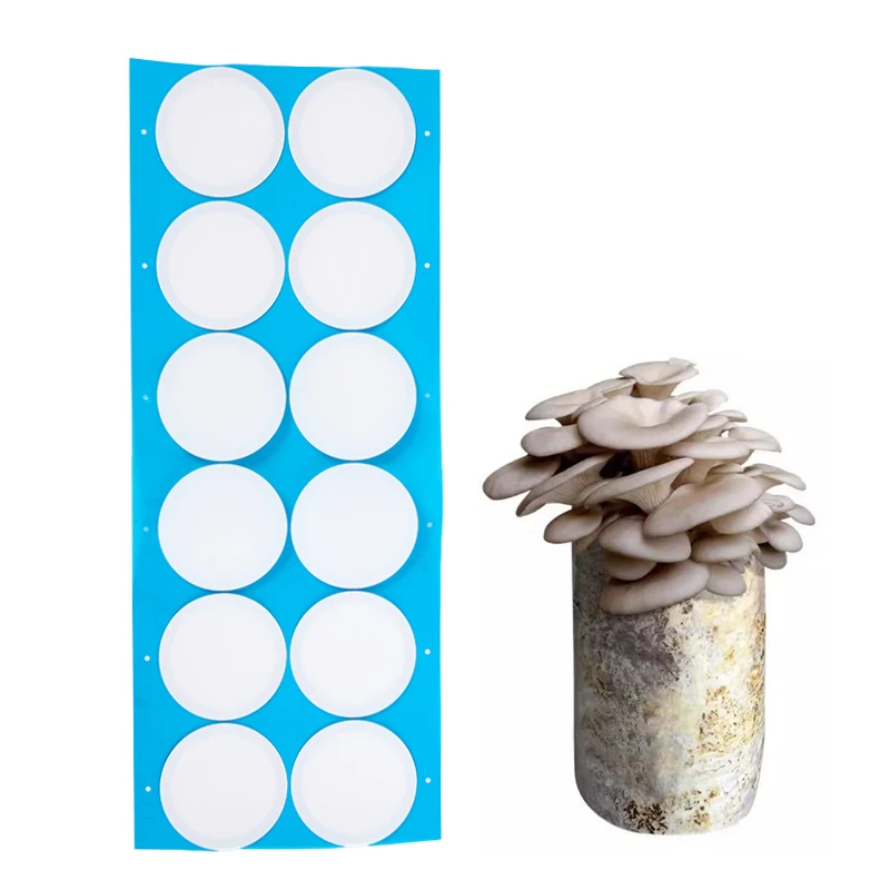

Synthetic Filter Paper Stickers 76.2mm 59mm 0.22 μm Filter Disc Mushroom Applied Under for Mushroom Cultivation