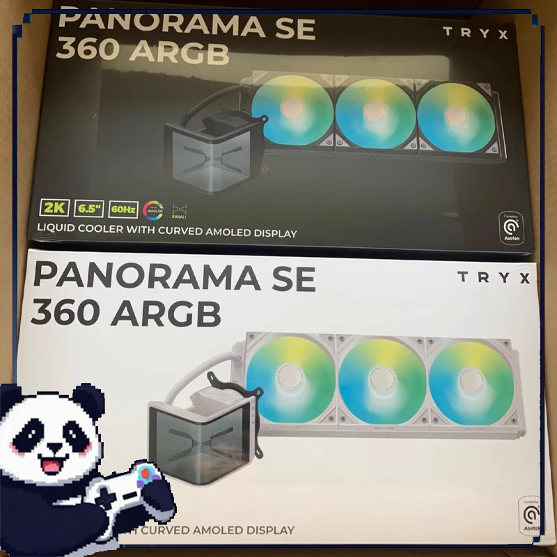 Se360/Se240 Radiatore raffreddato ad acqua Argb Schermo curvo da 6,5 pollici 2k Occhio nudo 3d Archiviazione integrata Host desktop Aio Dispositivo di raffreddamento dell'acqua