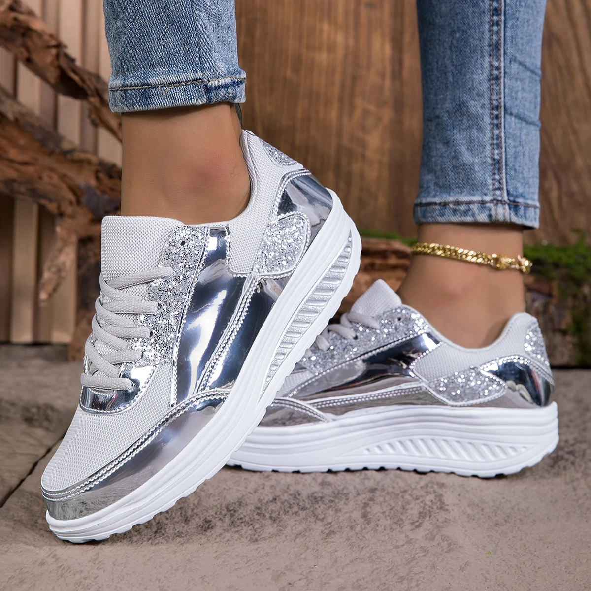 Sepatu Kets untuk Wanita Sepatu Ortopedi Sepatu Jalan untuk Wanita, Sepatu Tenis Kasual Ringan Sepatu Lari Udara Tenis