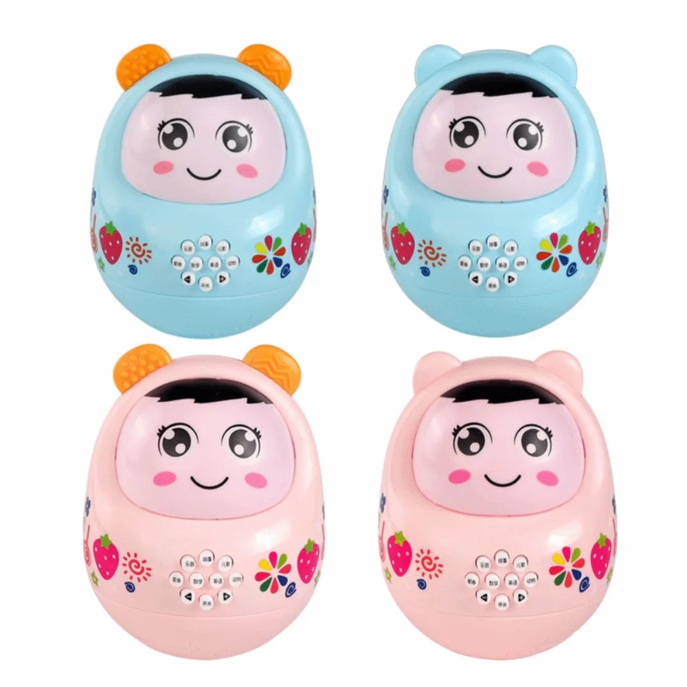 آلة التعليم المبكر كاواي رولي بولي لعبة موسيقية بلاستيكية للأطفال بهلوان زخرفة آلة قصة كرتونية وقت لعب للأطفال الصغار #1