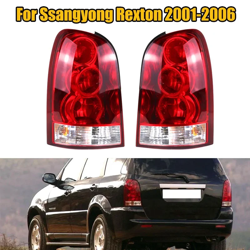 Left Right Car Rear Tail Light Brake Lamp Stop Signal Light 8360108501 8360208501 For Ssangyong Rexton 2001-2006